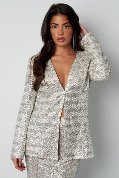 Glitter blazer - black h5 Picture3